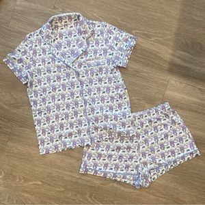 Roller Rabbit Purple Monkeys PJS